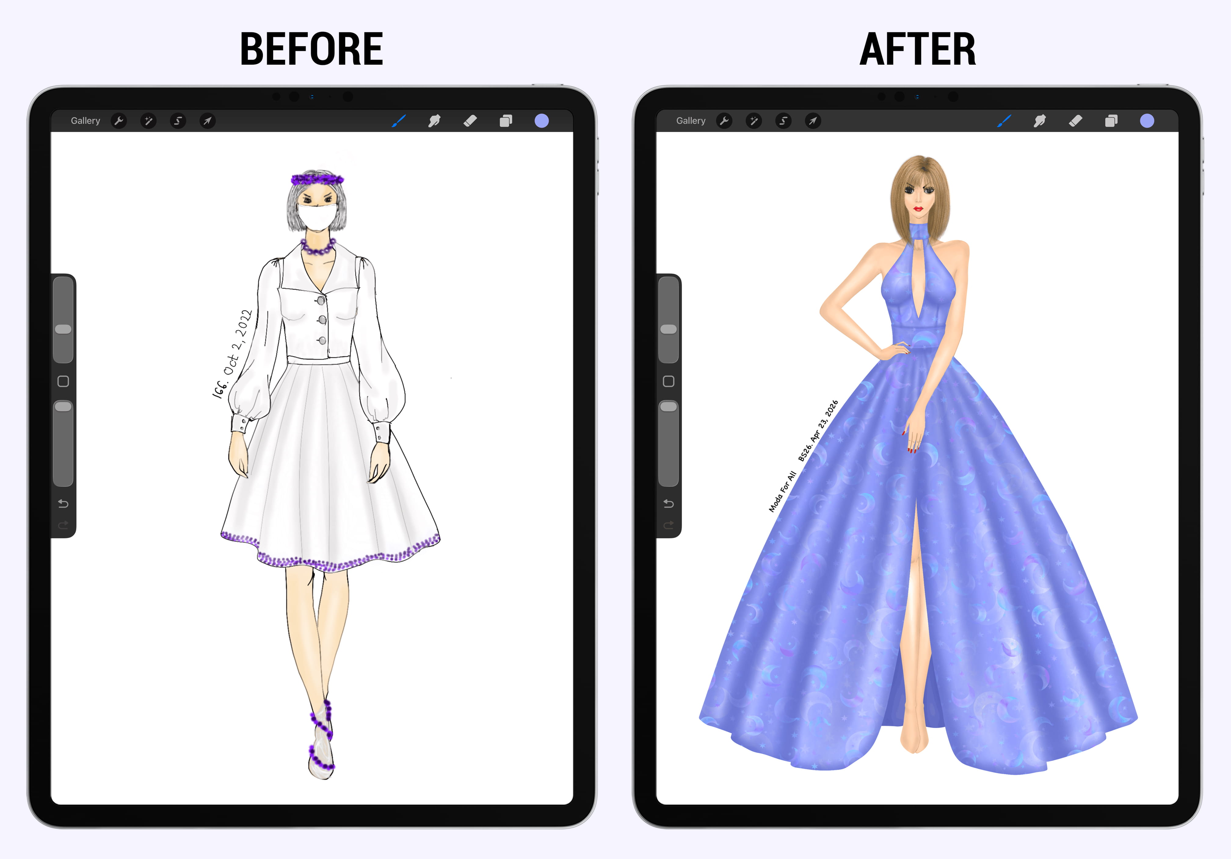 You practiced fashion illustration for months... and they still look like this. You're doing everything right — and it's still not working.