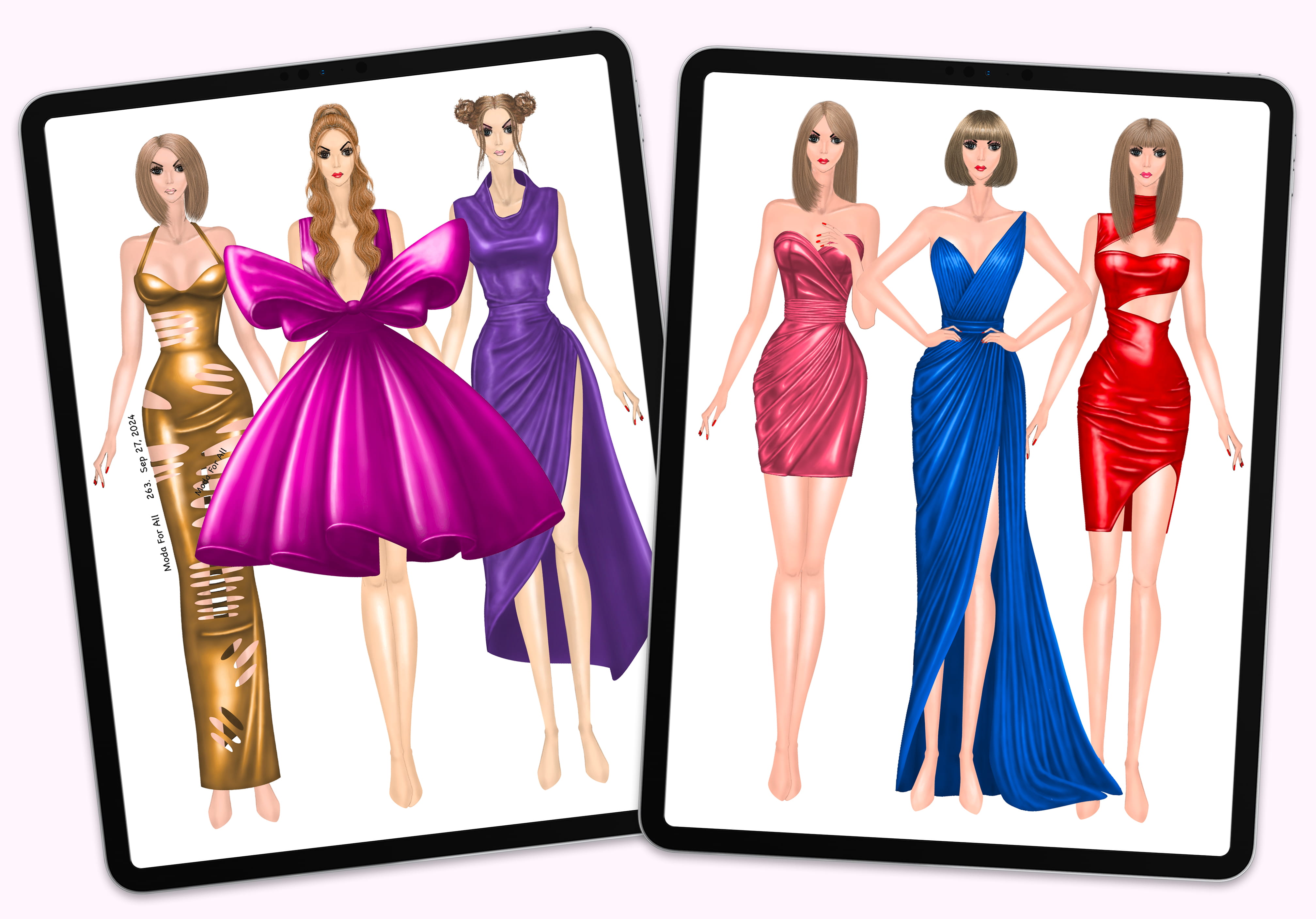 You practiced fashion illustration for months... and they still look like this. You're doing everything right — and it's still not working.