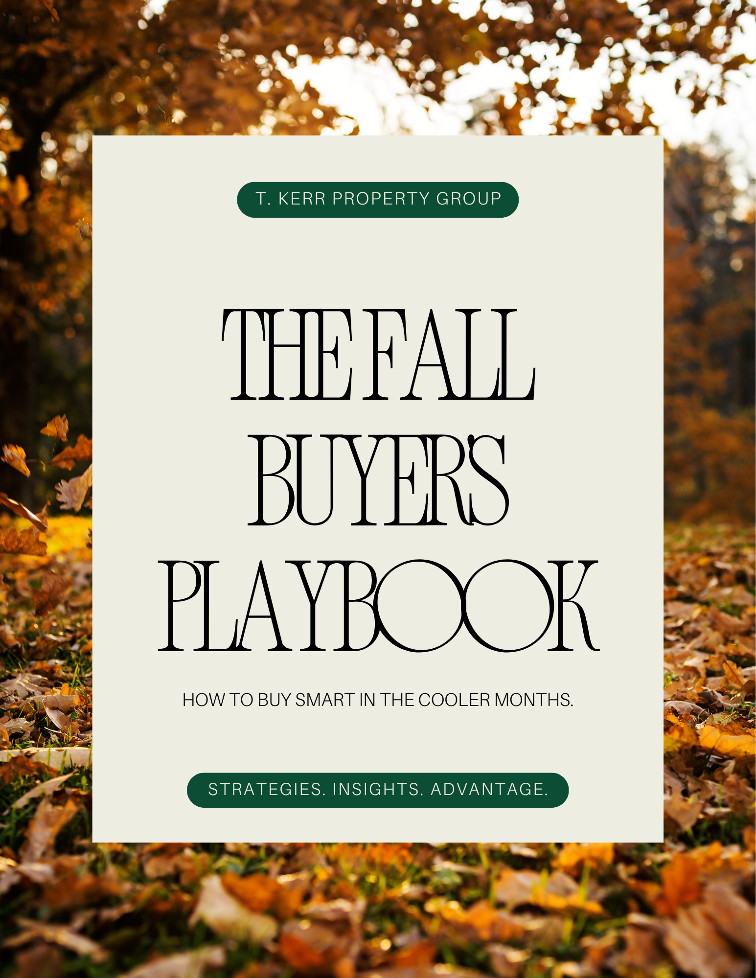 The Fall Buyer's Playbook ebook cover
