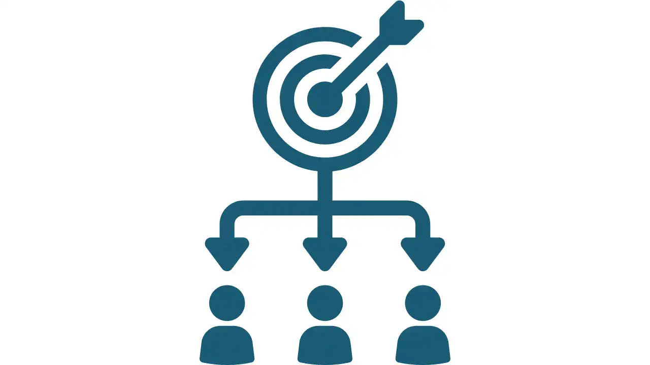 Audience Segmentation Marketing Icon image