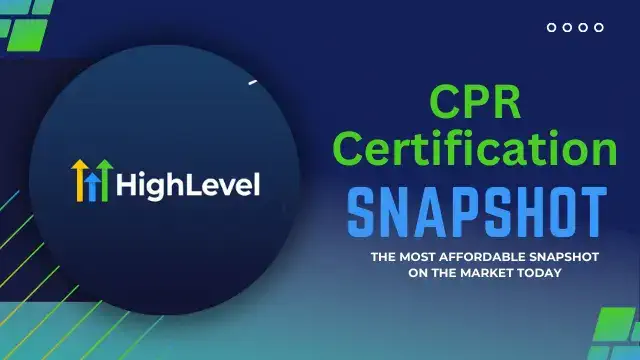 Go High Level 360 CPR Certification Snapshot Label