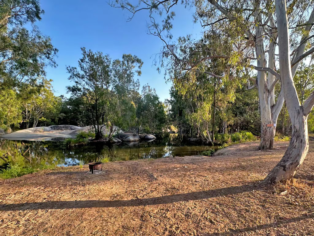 Camp kitchen and BBQ area for guests