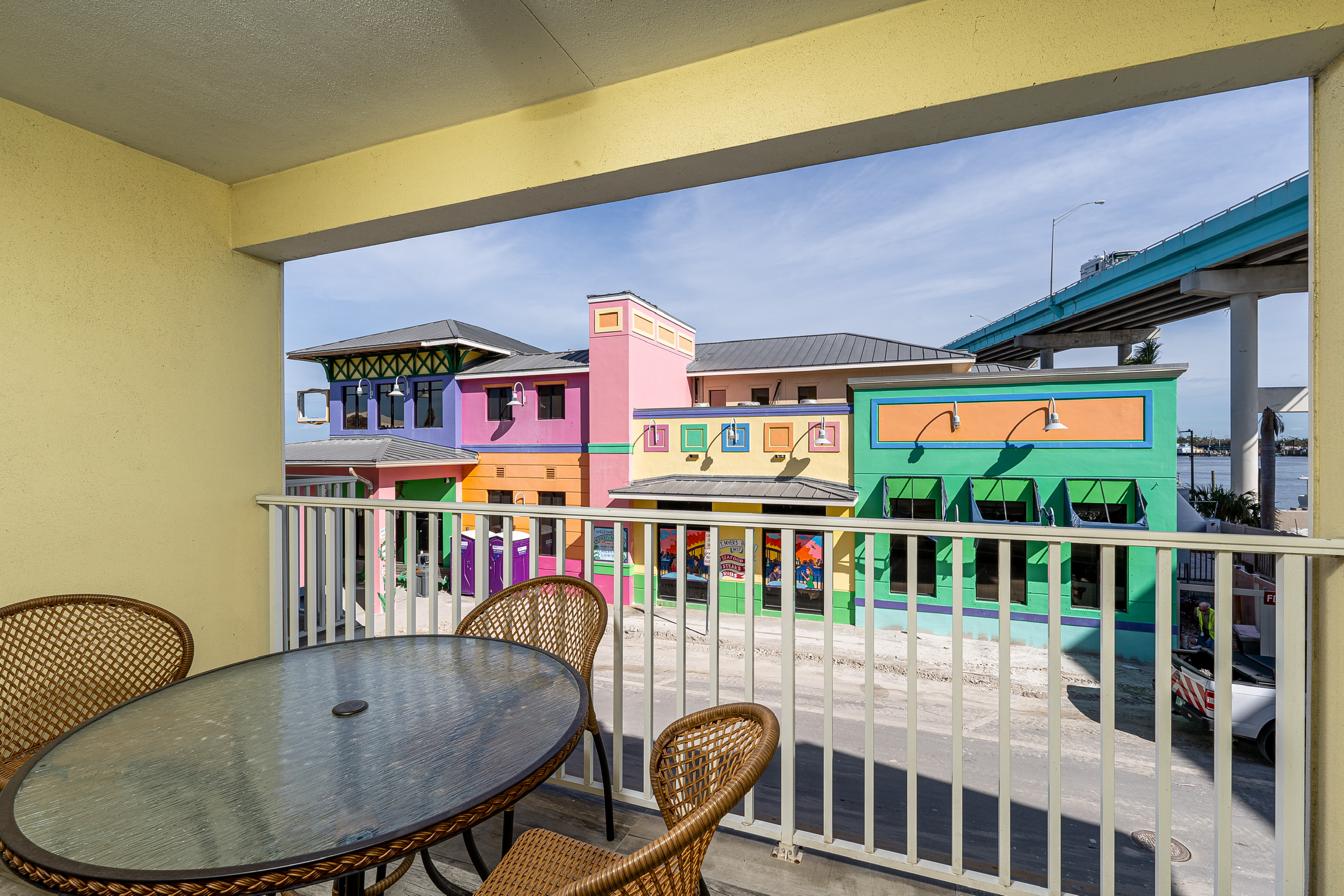 Sea view from Harbour House 210 balcony Fort Myers Beach