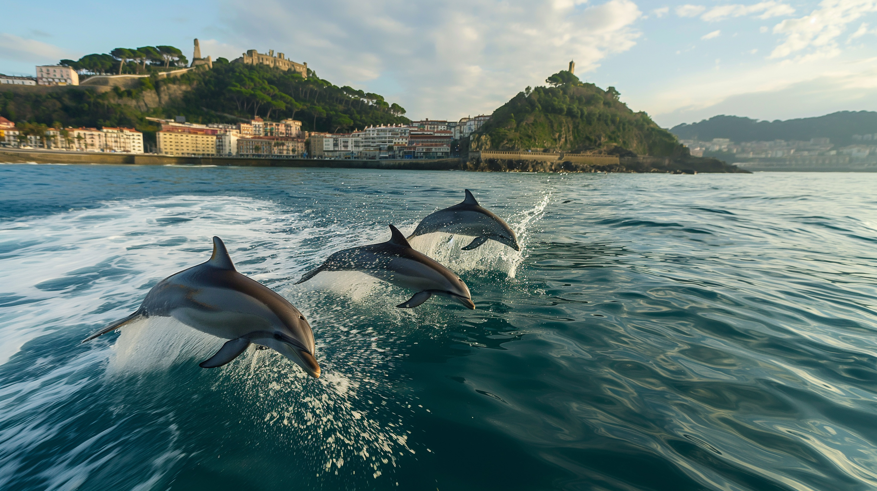 Dolphins in Fort Myers Beach bay