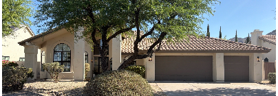 Established Queen Creek resale home with mature landscaping and a pool