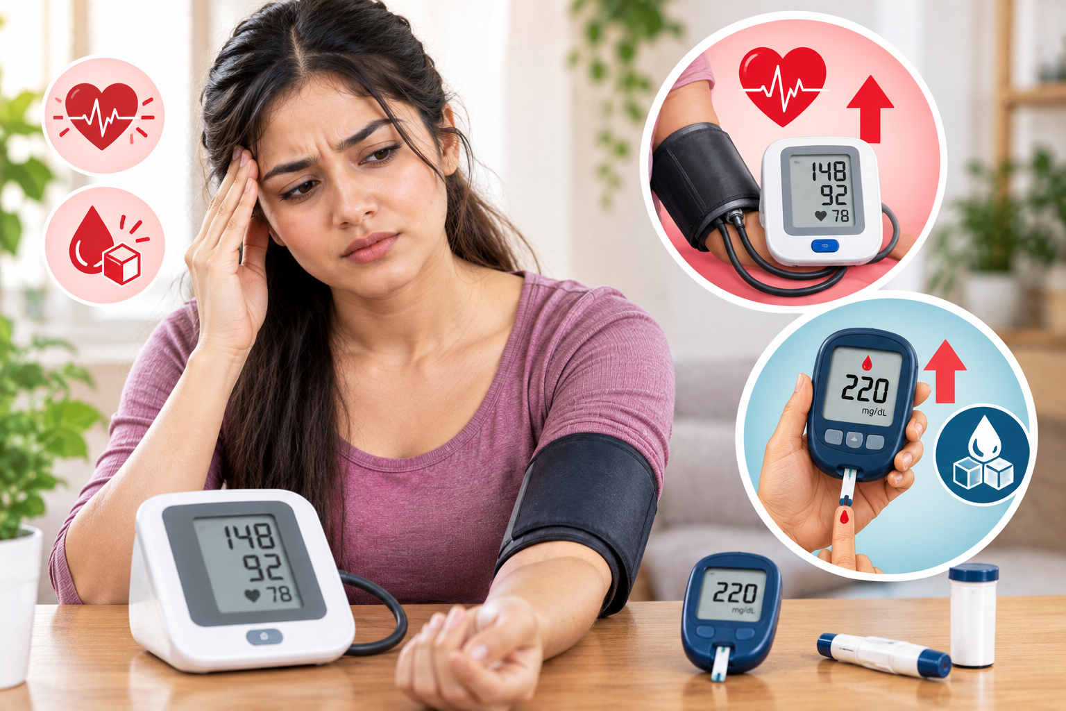 High BP or blood sugar warning sign