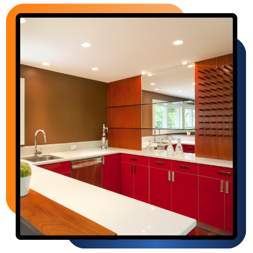 Quartz countertop upgrade in Towson, MD with a clean and lasting look