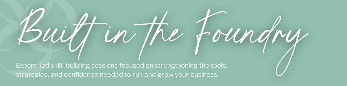 Built in the Foundry event banner