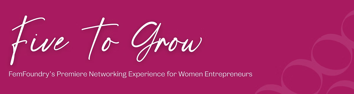 Five to Grow event banner