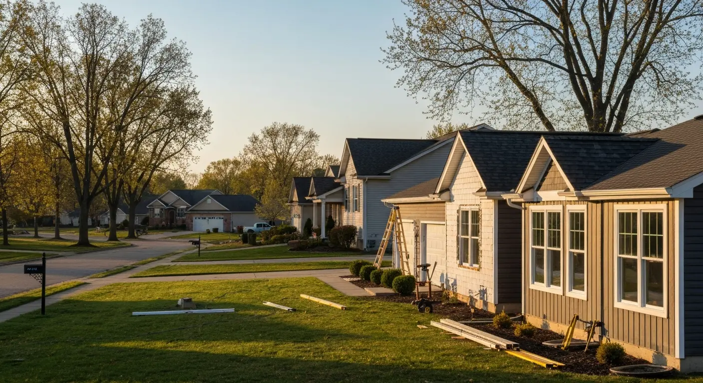 North Ridgeville neighborhood streets and residential areas