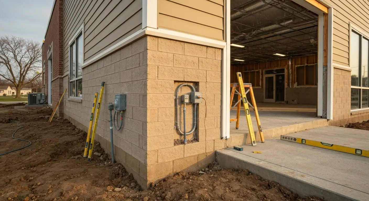 Commercial addition construction