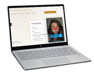 Website AI Agent — visual concept