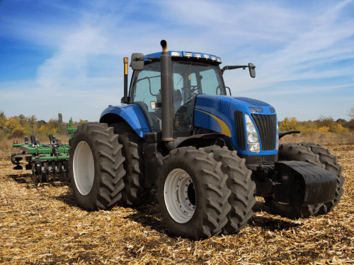 Tractor Slashing in Cedar Vale