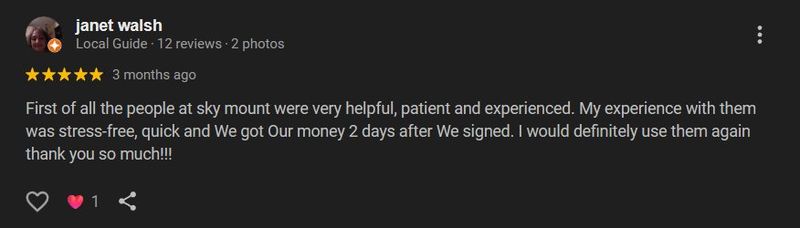 Seller review