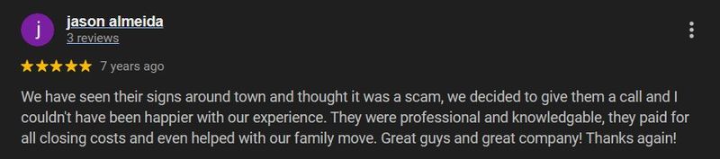 Seller review
