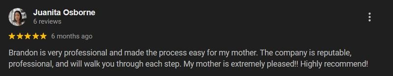 Seller review