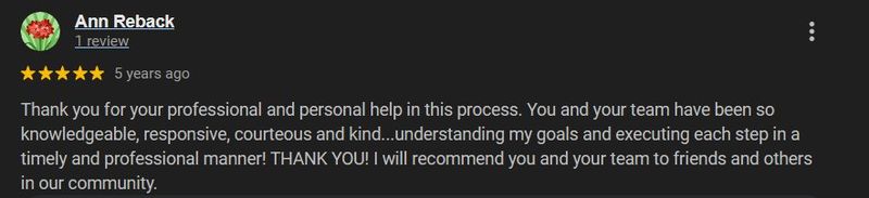 Seller review