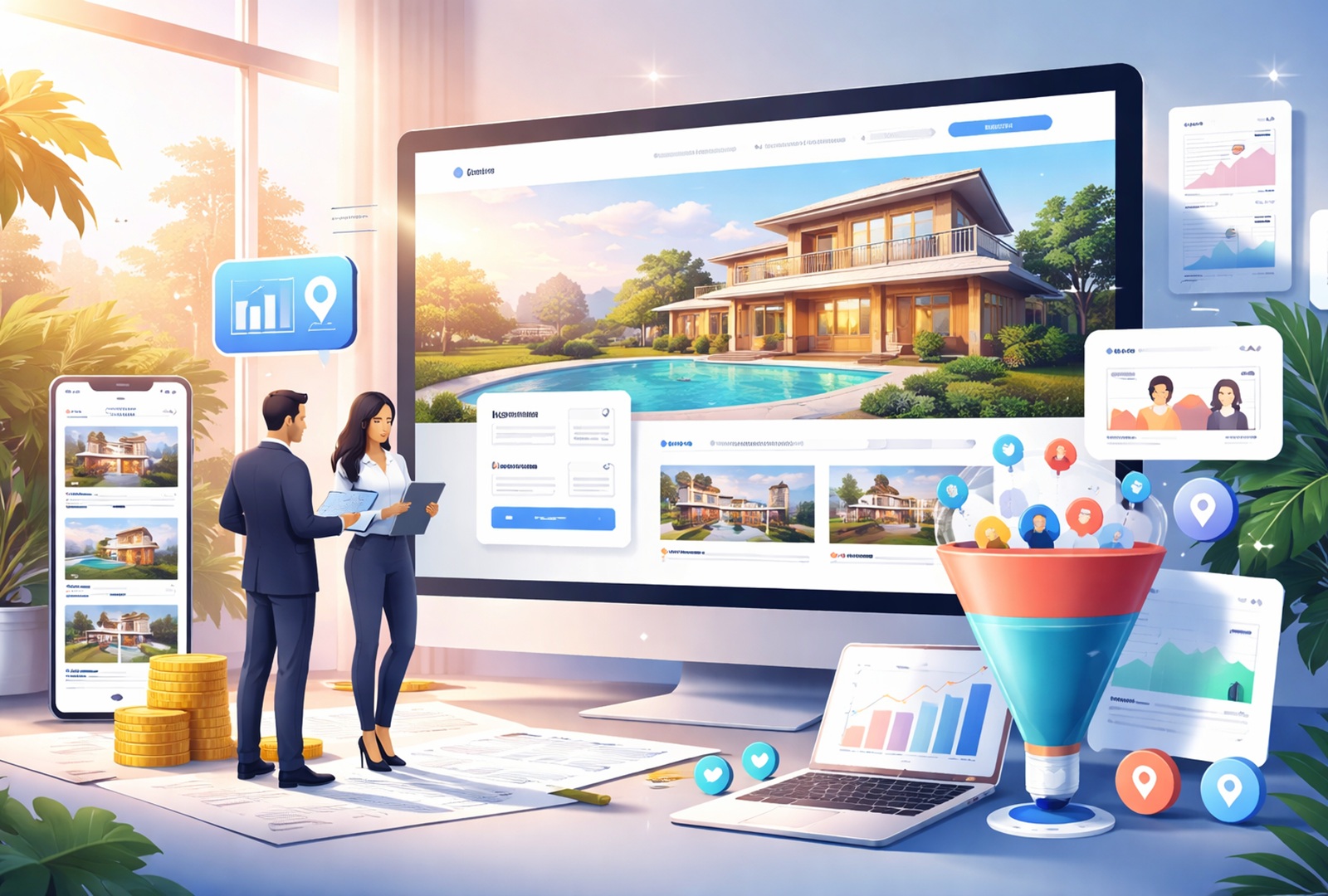 How Blossom Web Studio Helps Real Estate Agencies Get More Leads with a Modern Website