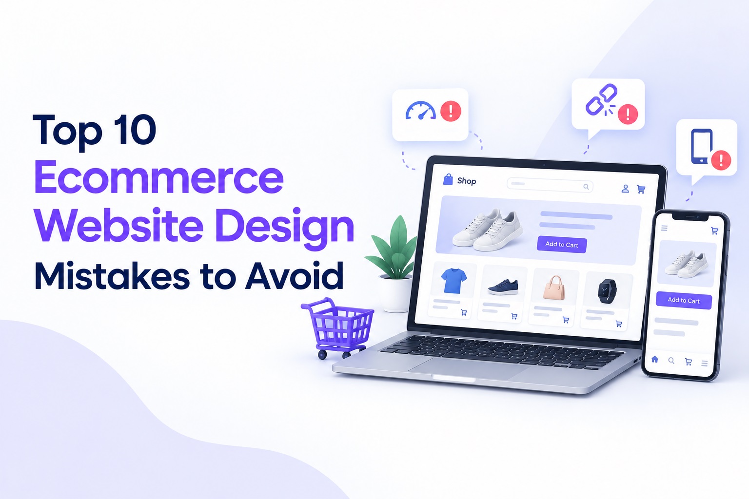 Top 10 Ecommerce Website Design Mistakes to Avoid Top 10 Ecommerce Website Design Mistakes to Avoid