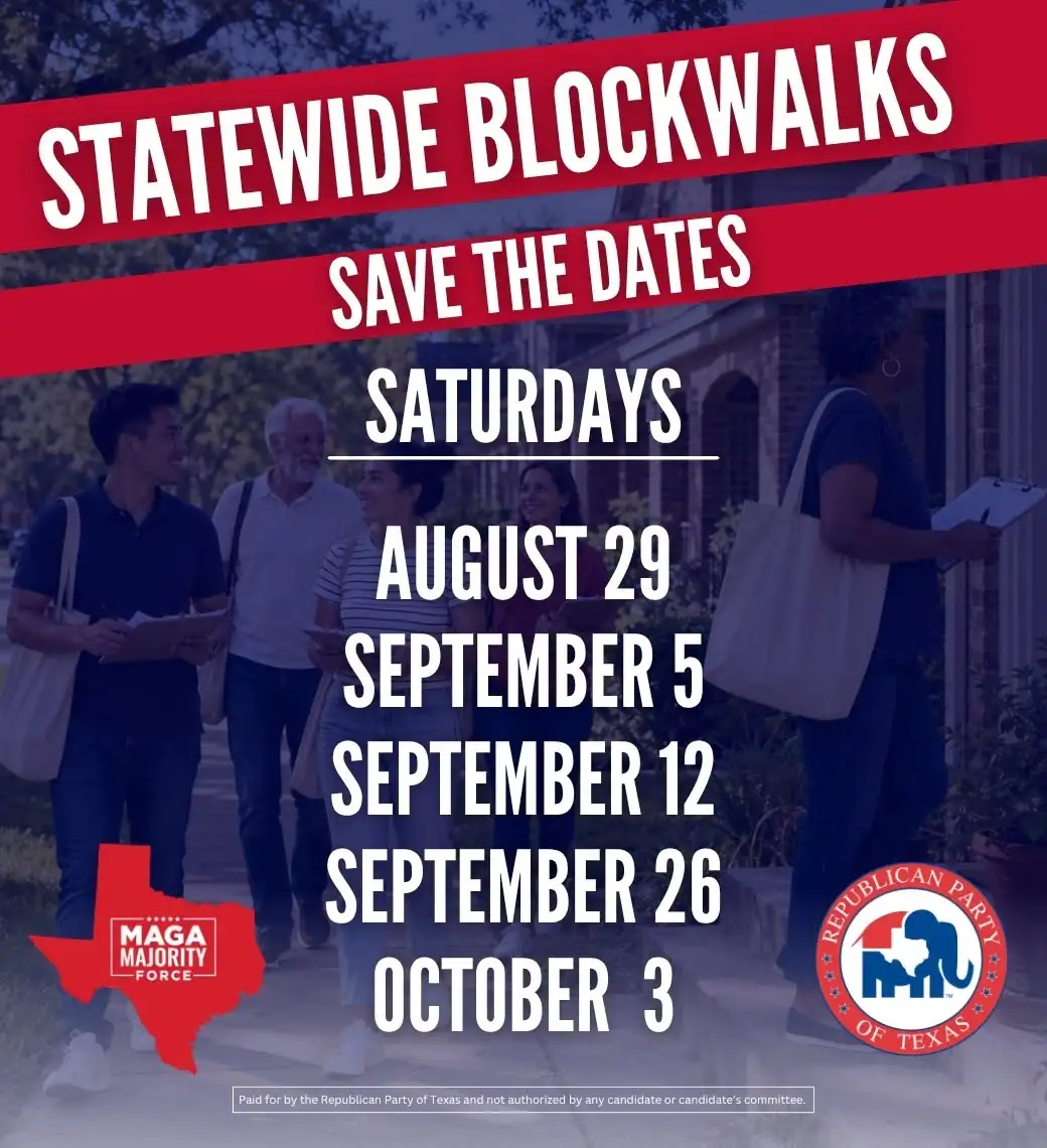 Statewide Blockwalk Dates