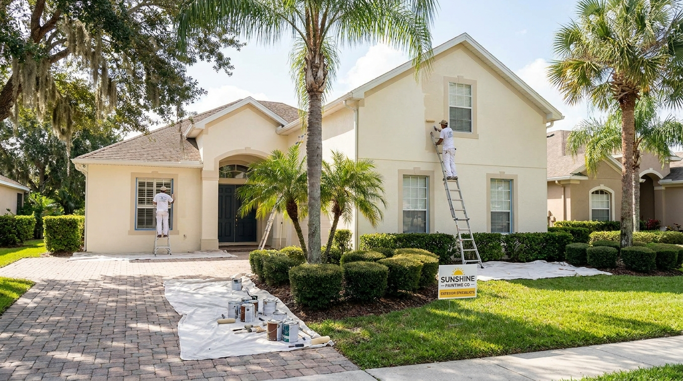 Residential exterior painting