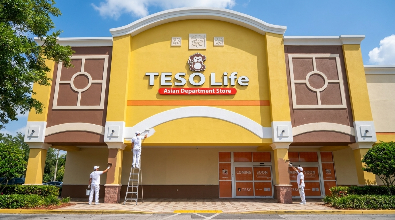 Commercial painting project