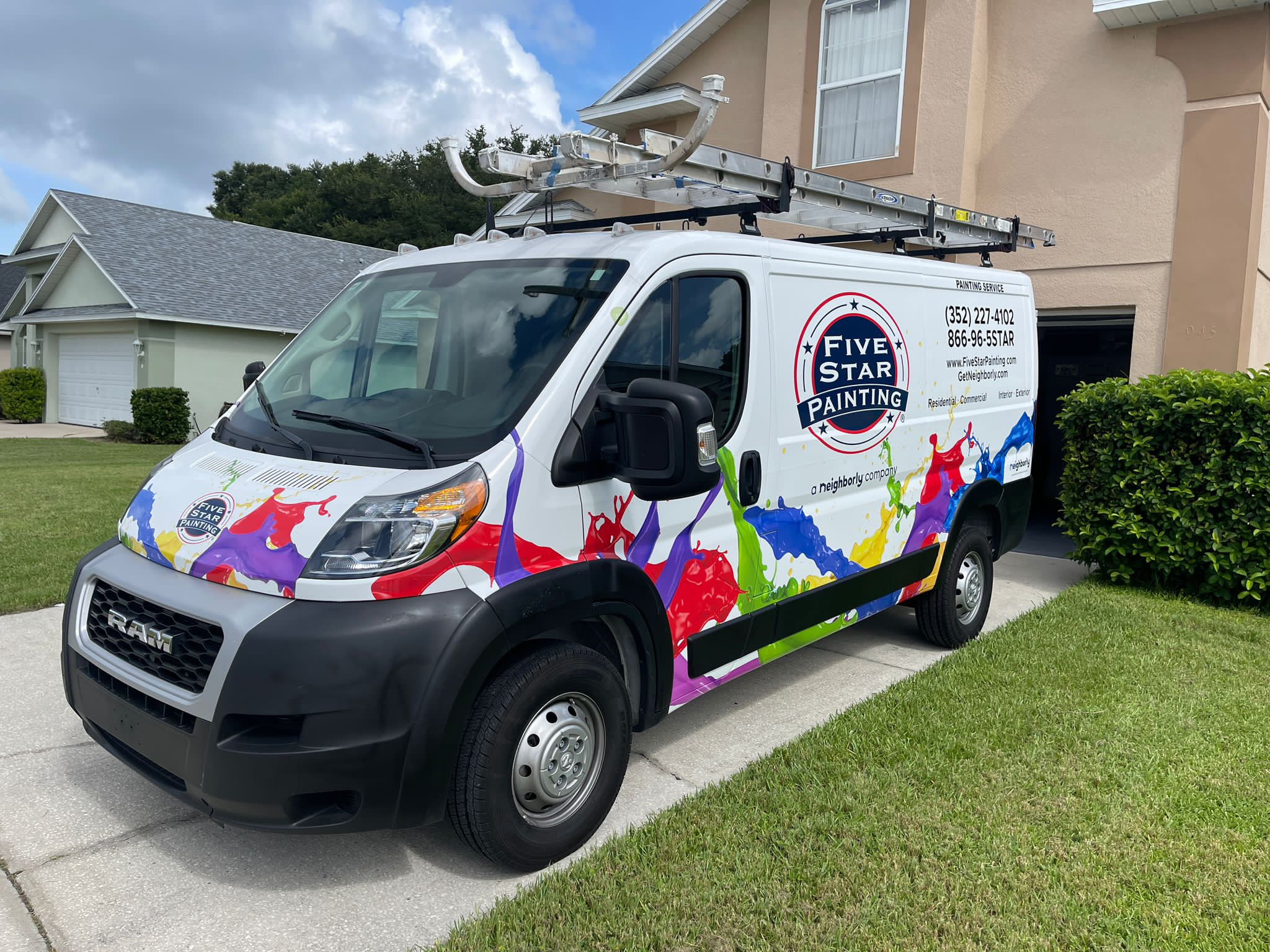 Five Star Painting van