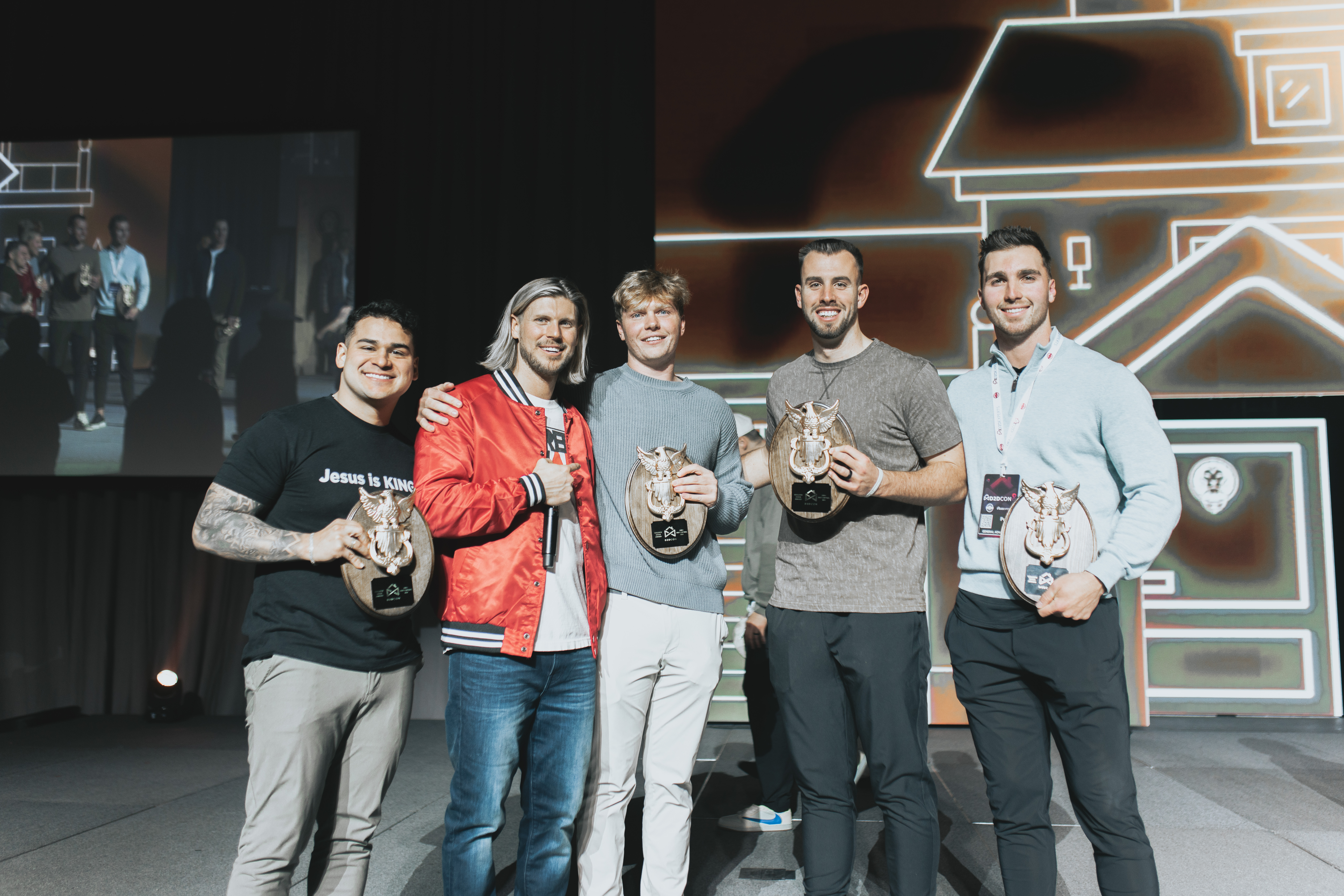 Sam Taggart with Golden Door Winners at D2DCon