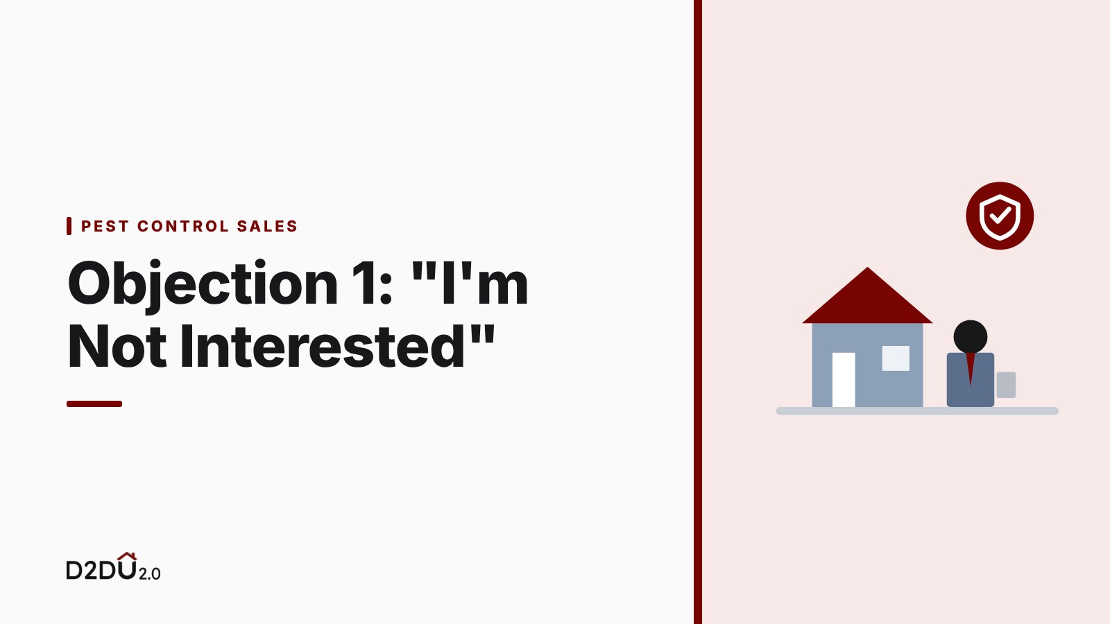 Objection 1: "I'm Not Interested"