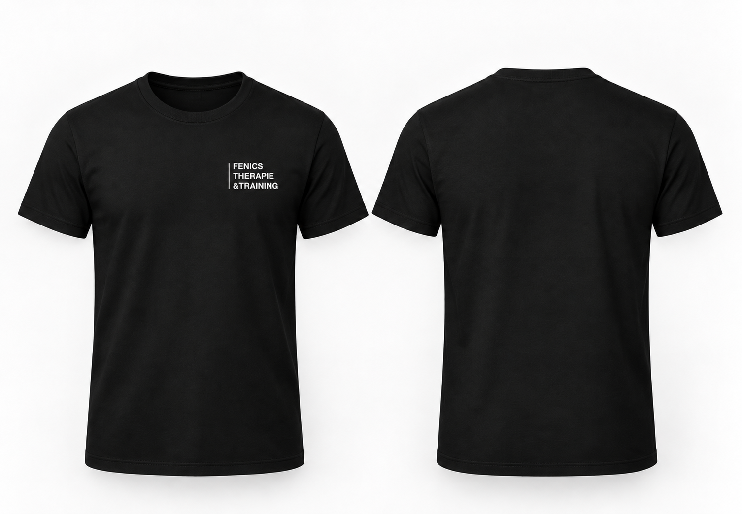 Atomic 150 T-Shirt, Jet Black, FENICS Logo nur auf der Vorderseite gedruckt