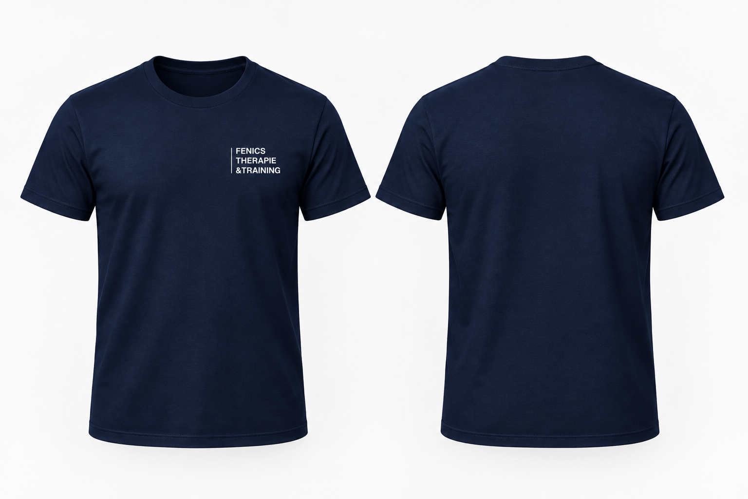 Atomic 150 T-Shirt, Navy, FENICS Logo nur auf der Vorderseite gedruckt