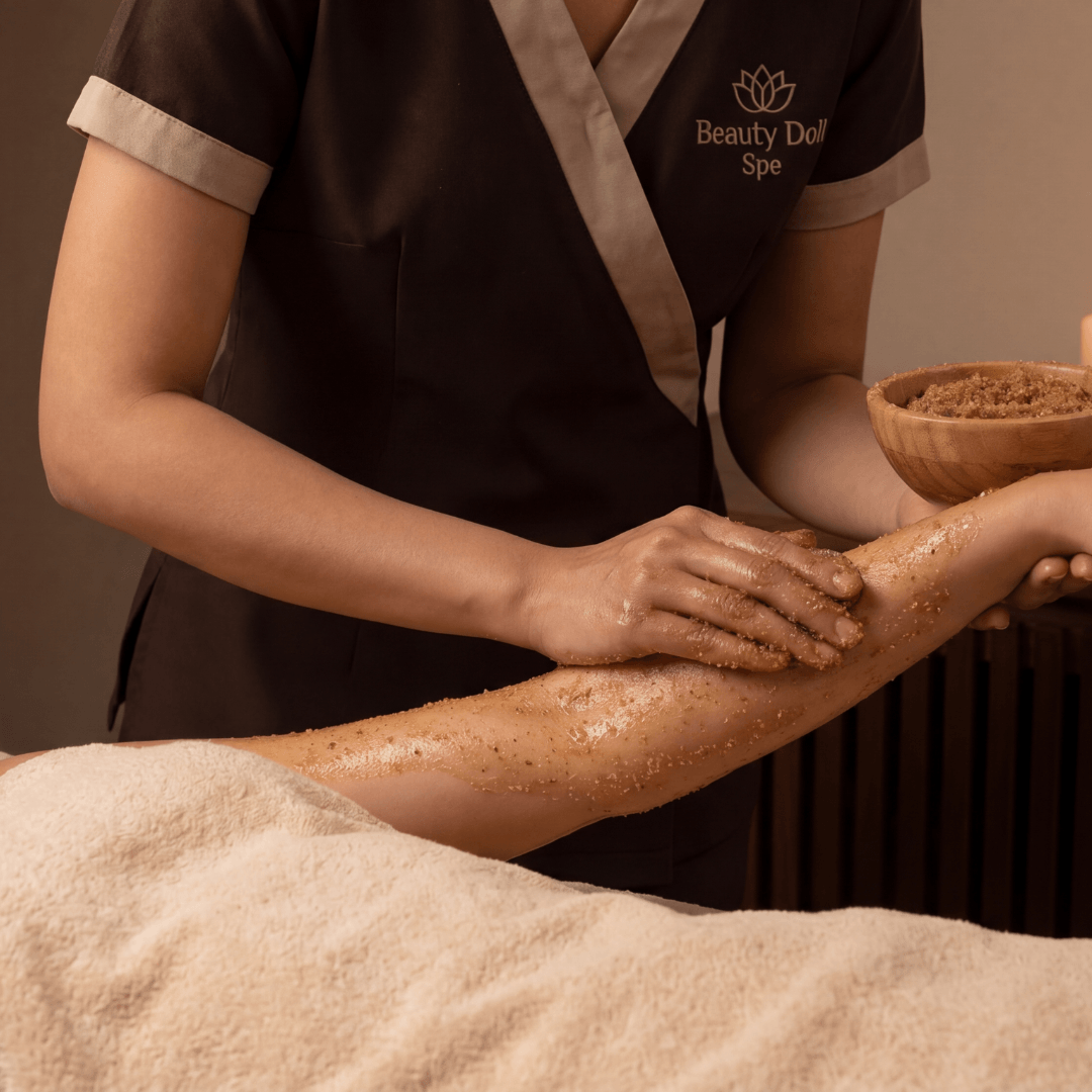 Body Exfoliation — REPLACE with your own photo