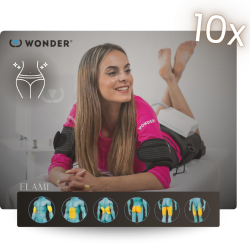 Nabídka balíčku 10 procedur Wonder Axon se zaměřením na výhody regenerace svalů a formování postavy.