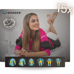 Nabídka balíčku 10 procedur Wonder Axon se zaměřením na výhody regenerace svalů a formování postavy.