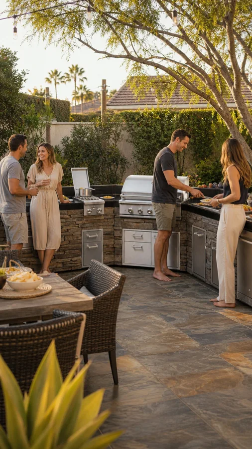 Outdoor kitchen