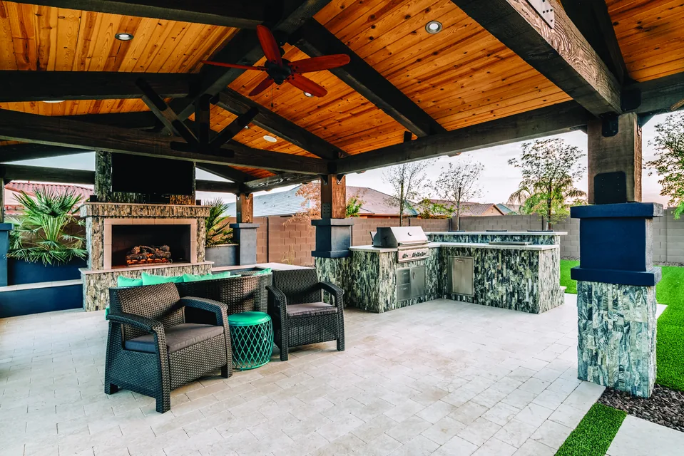 Outdoor kitchen