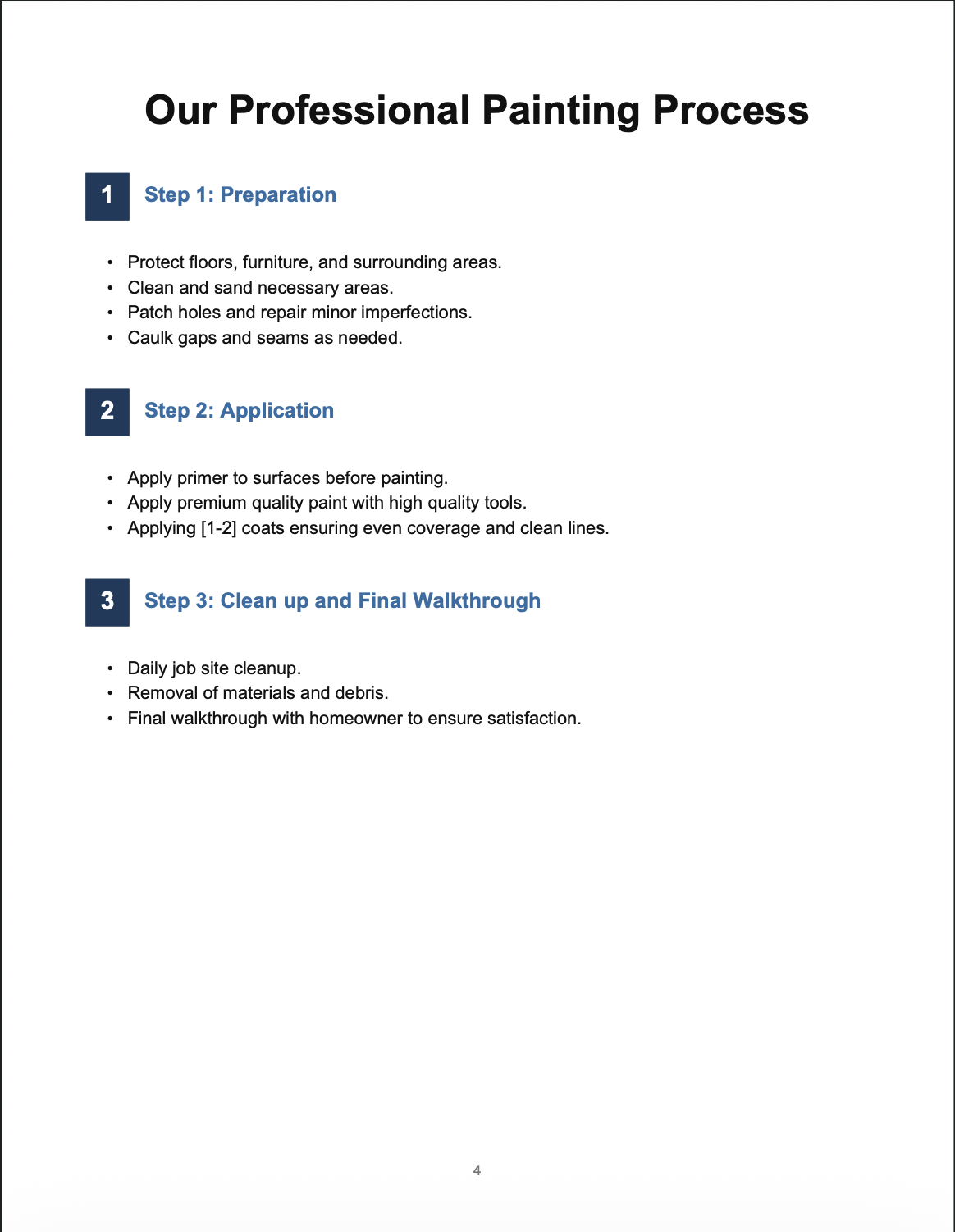 Painting Proposal — Project Overview