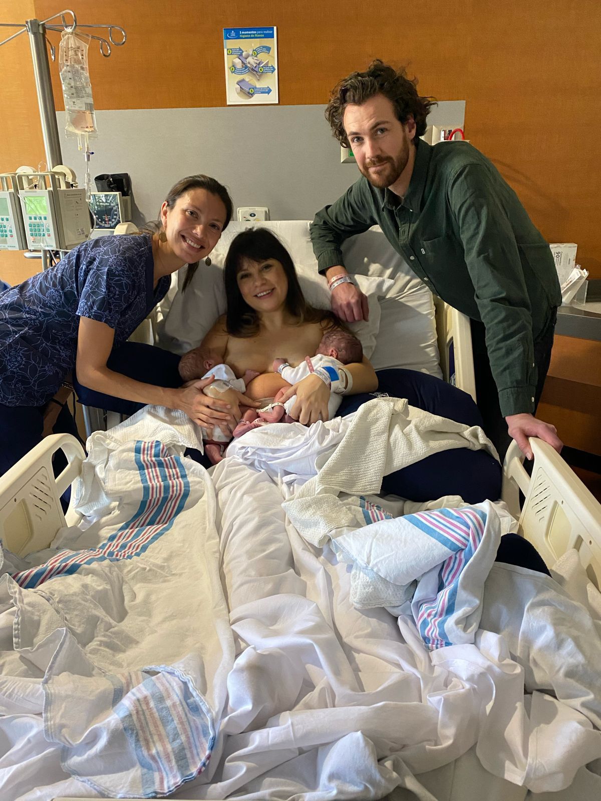 Familia en postparto