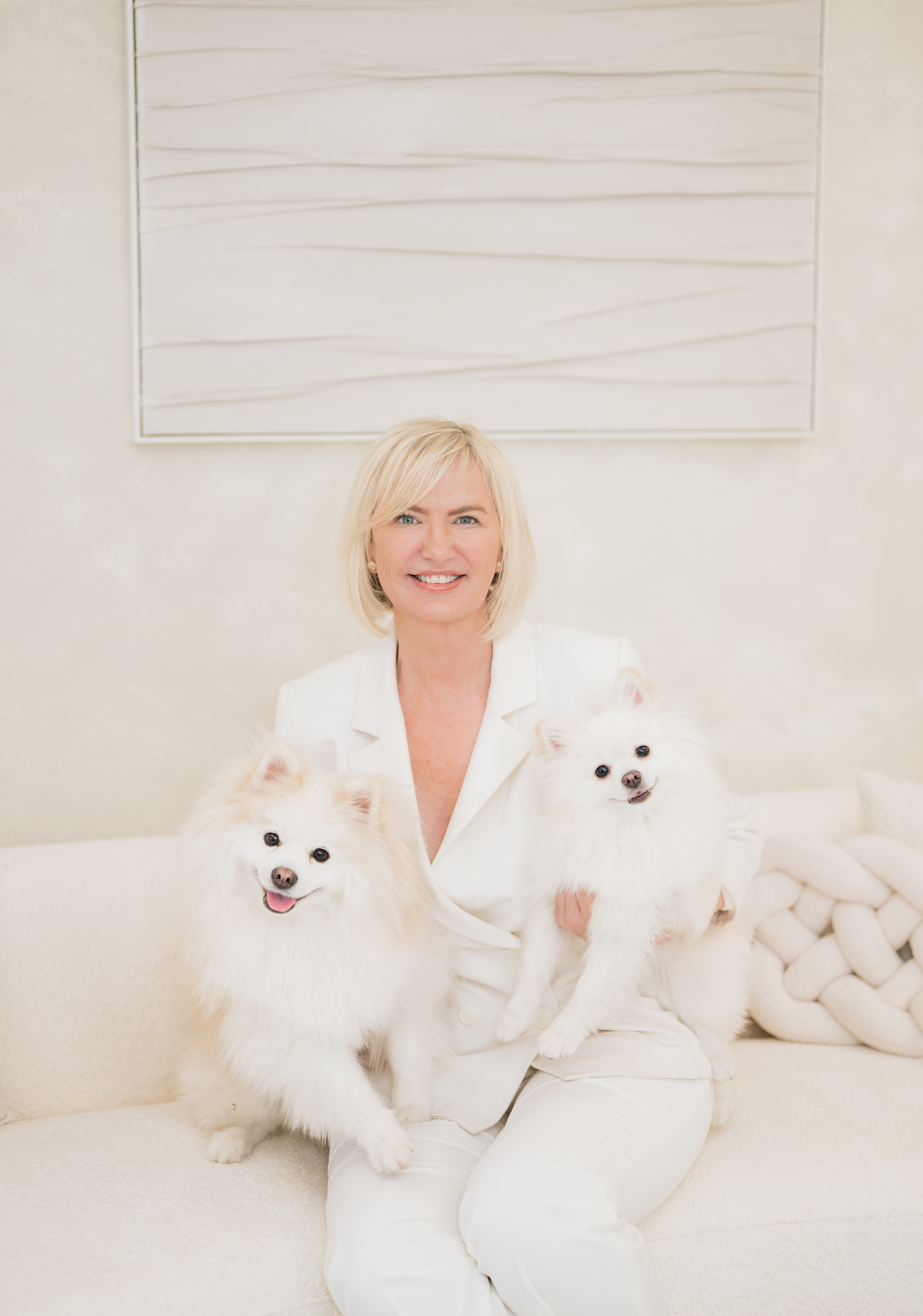 Tiffany Whitney with Reggie and Sophie