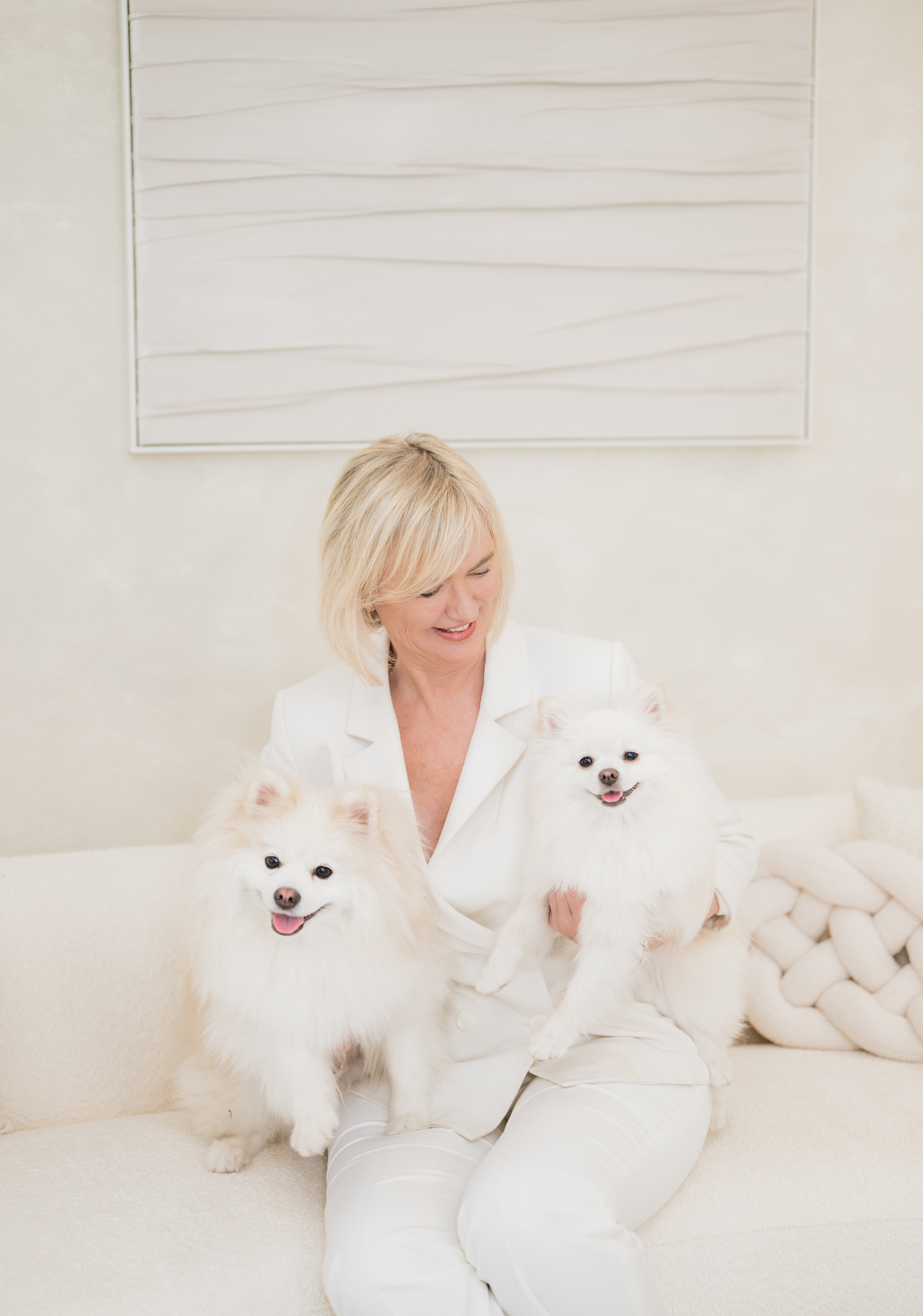 Tiffany Whitney with Reggie and Sophie