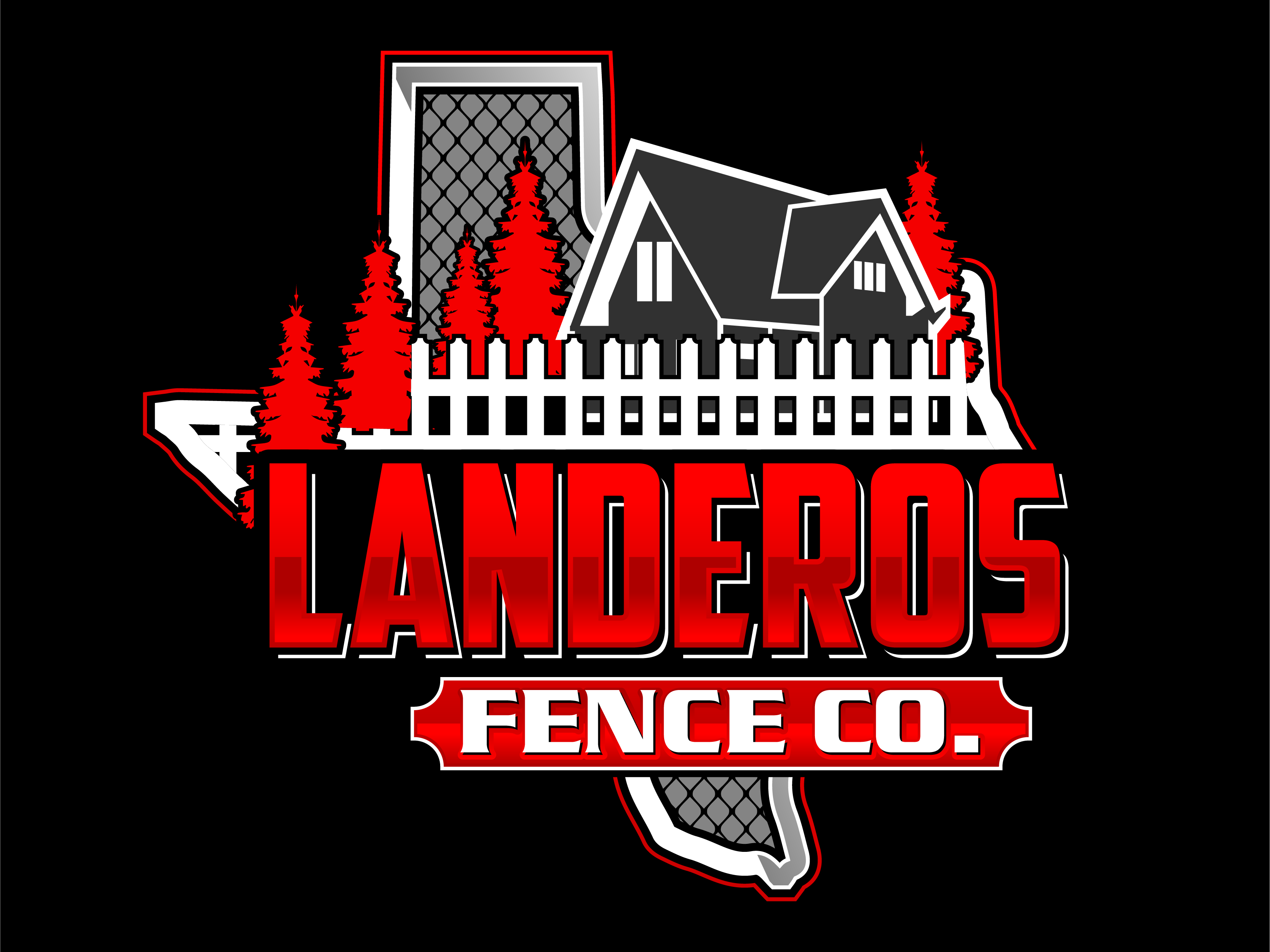 Landeros Fence & Construction Logo