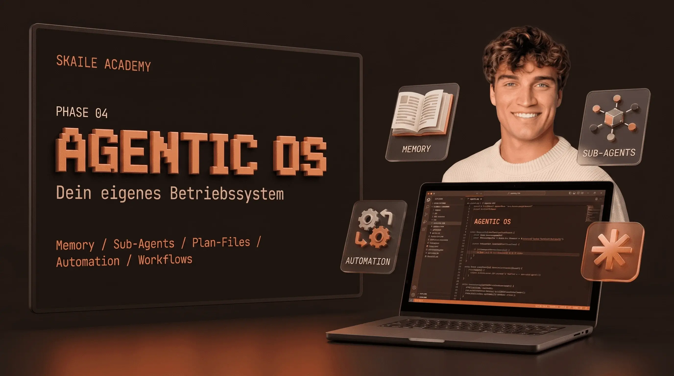 Phase 4: Agentic OS — Memory, Sub-Agents, Plan-Files, Automation, Workflows