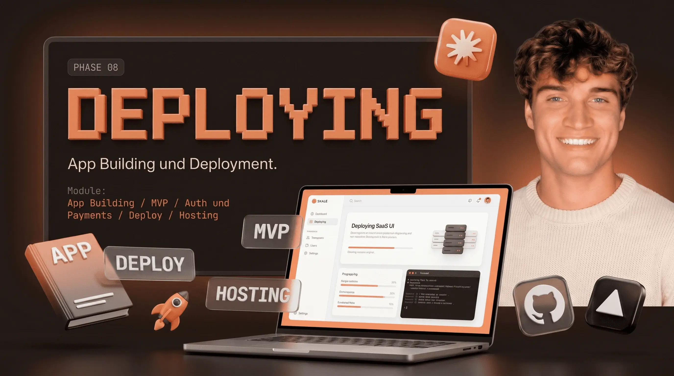 Phase 8: Deploying — App Building, MVP, Auth, Payments, Deploy, Hosting