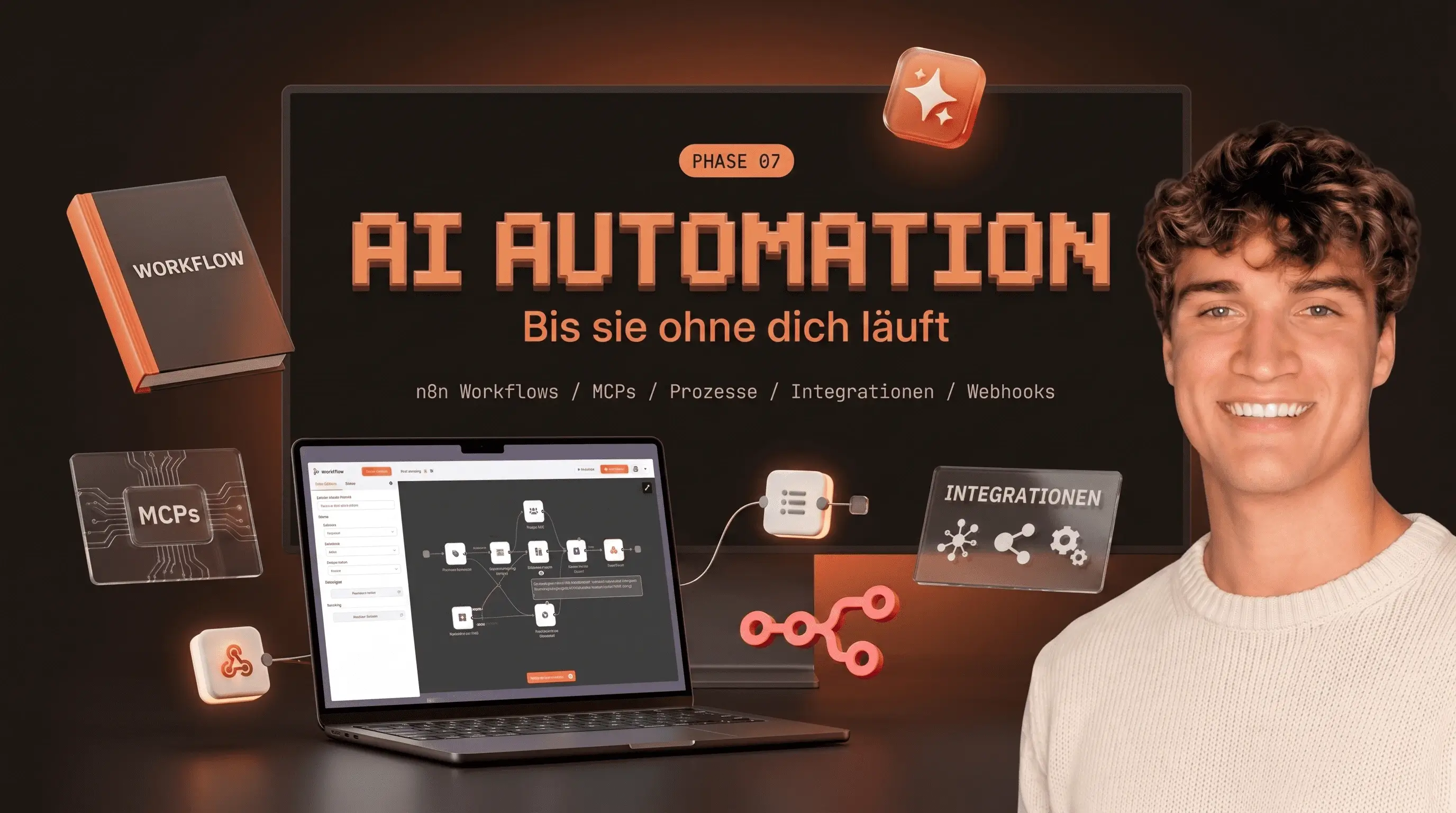 Phase 7: AI Automation — n8n Workflows, MCPs, Integrationen, Webhooks
