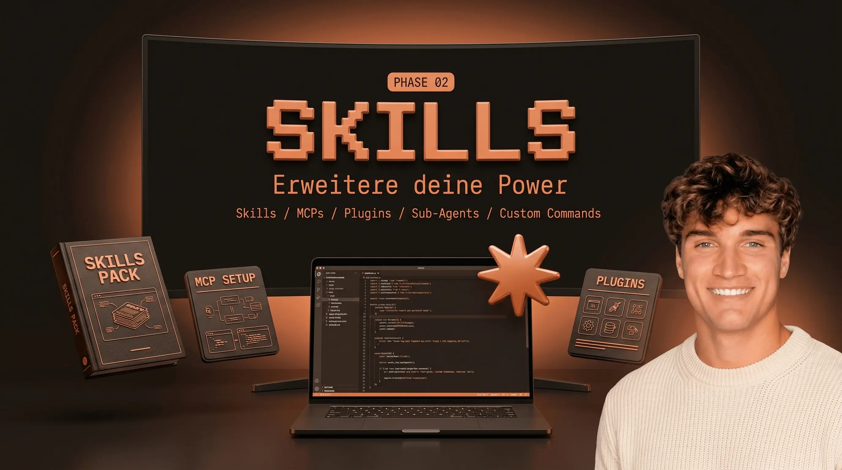 Phase 2: Skills — Skills, MCPs, Plugins, Sub-Agents, Library