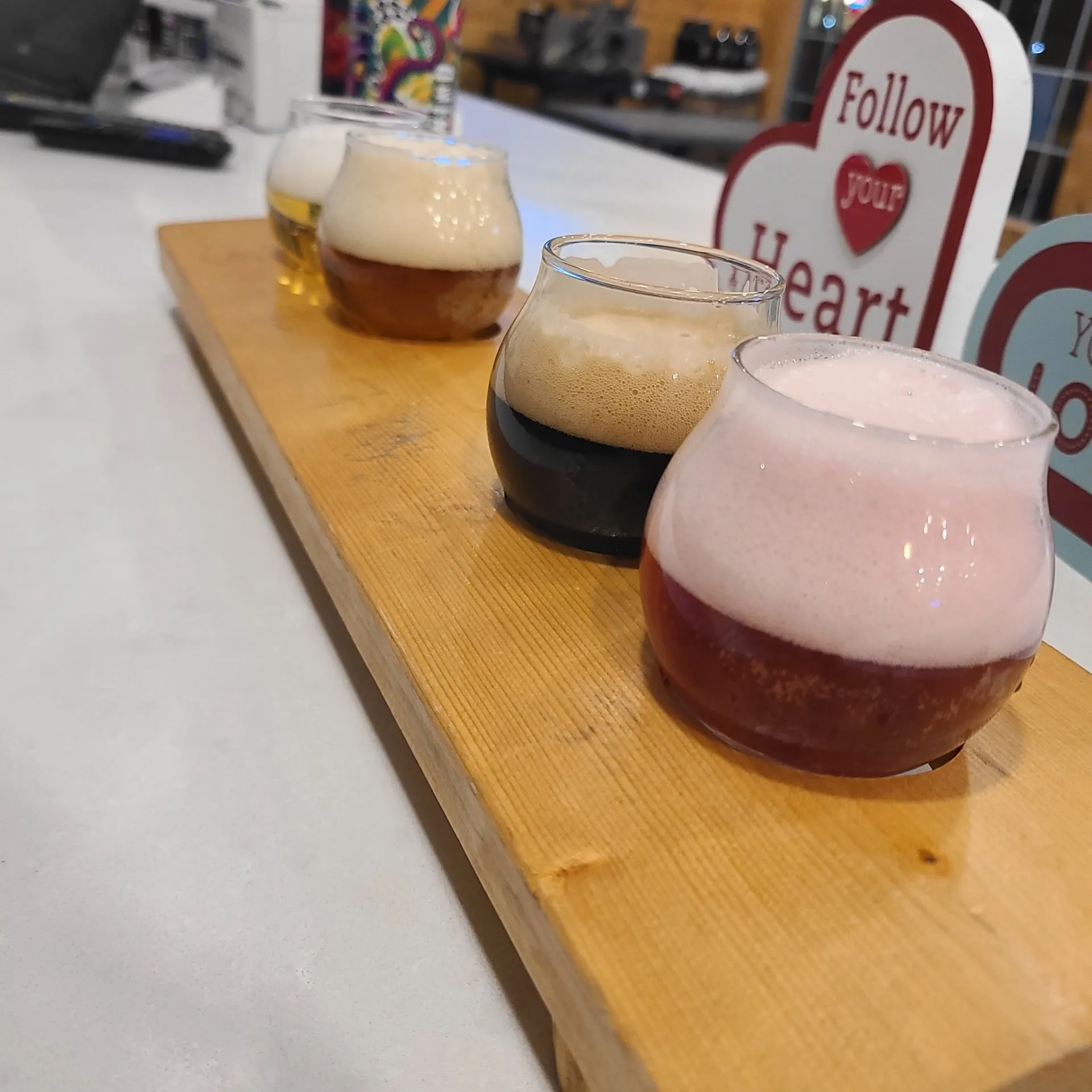 2nd Wind tasting flight