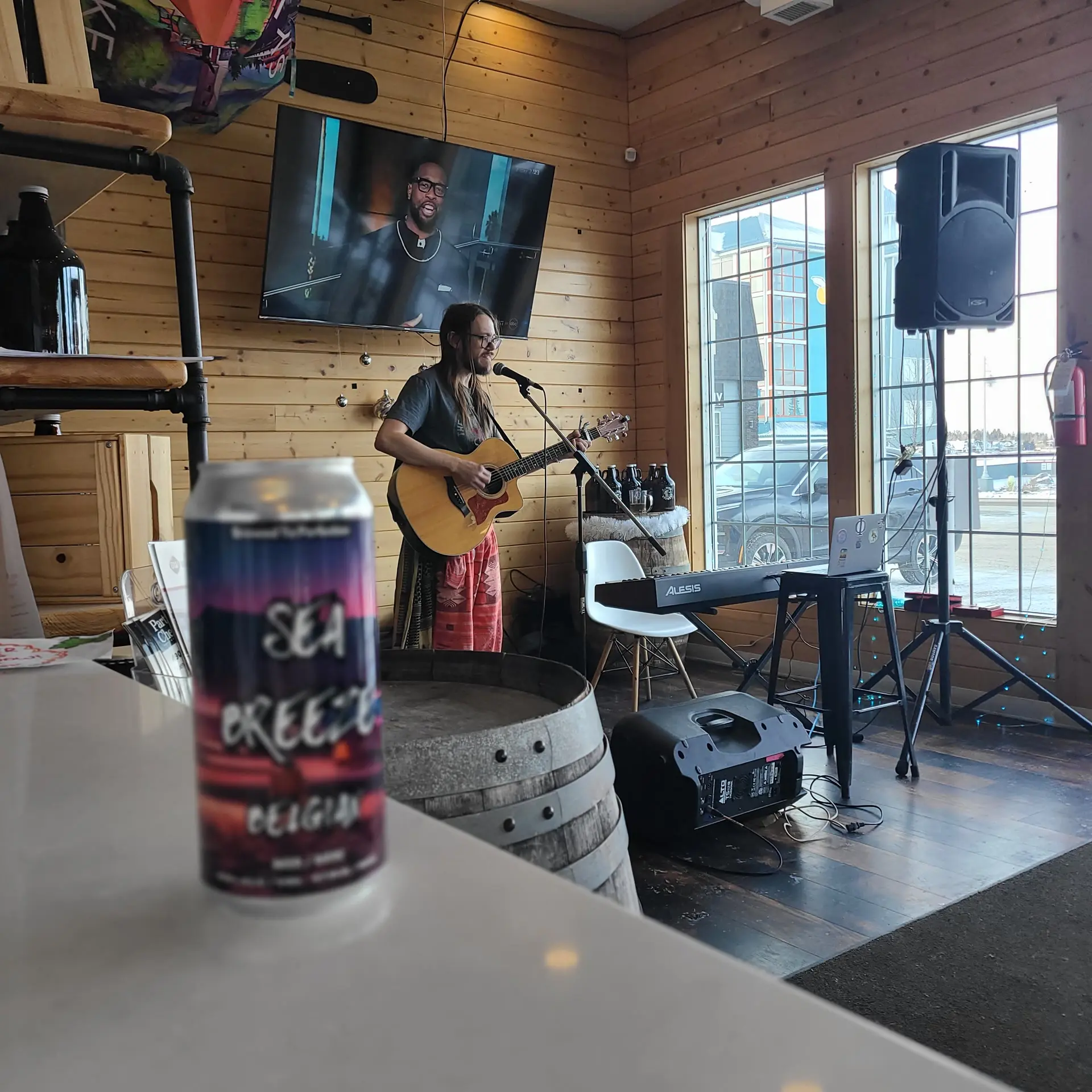 Live music night at 2nd Wind Brewery, Sylvan Lake