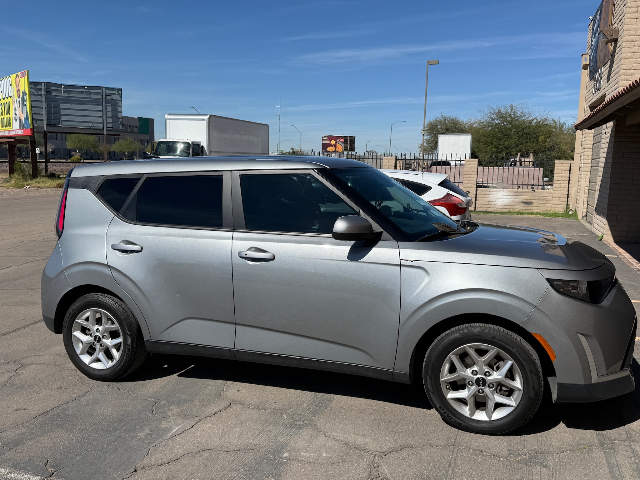 White SUV with fresh tint at Premier Tint & Wrap in Peoria, AZ