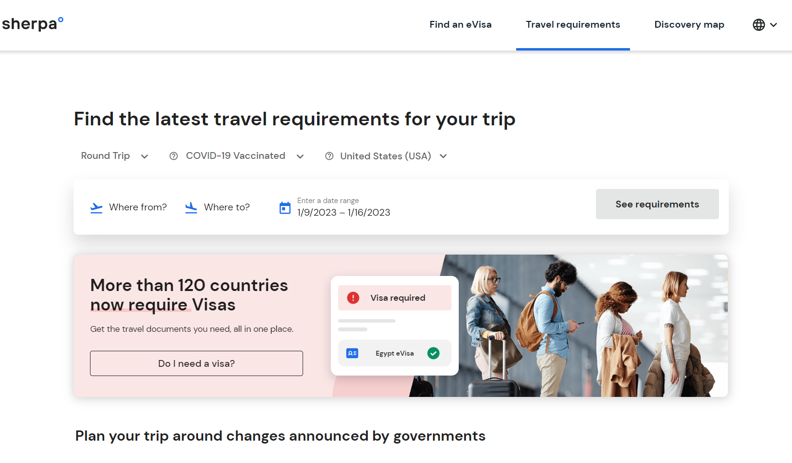 Travel entry guide