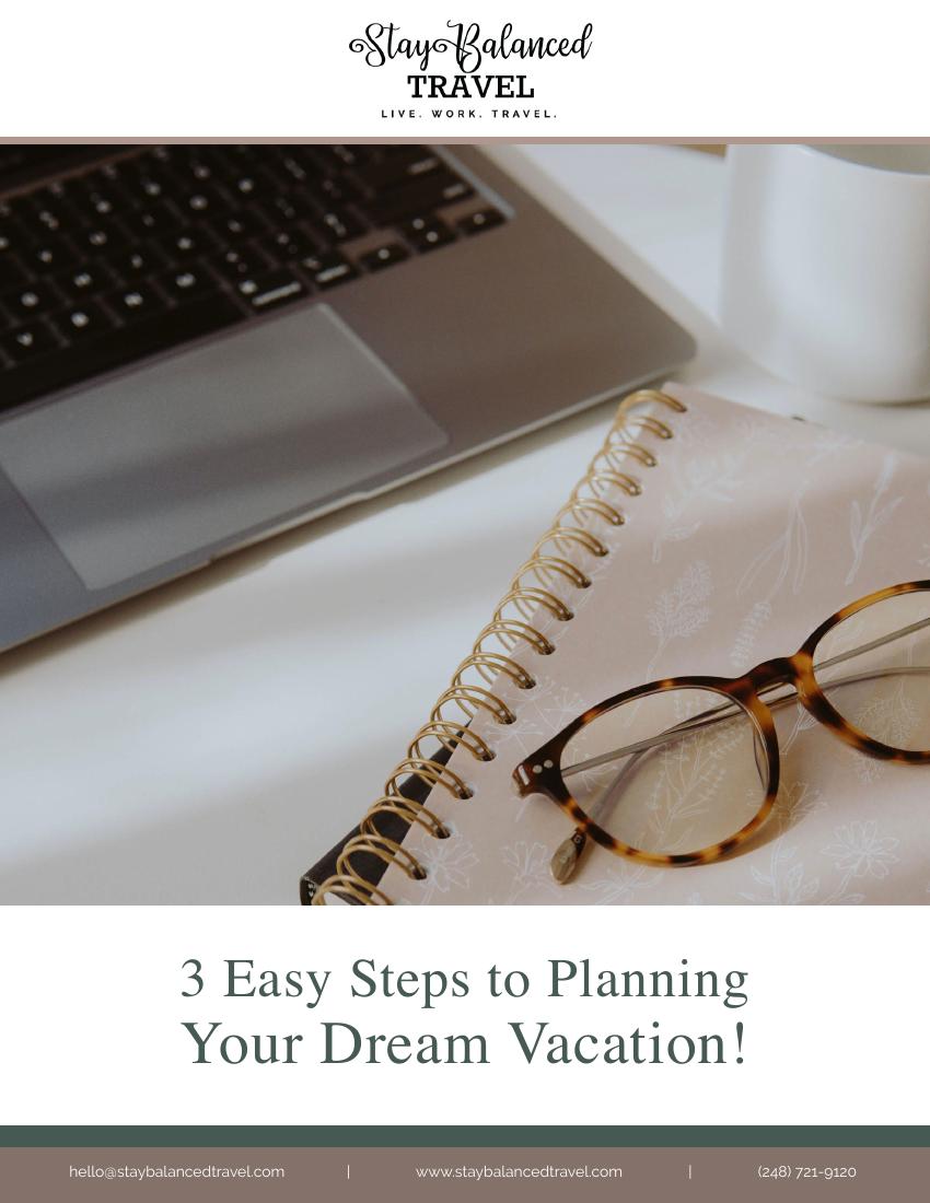 Plan Your Dream Vacation guide